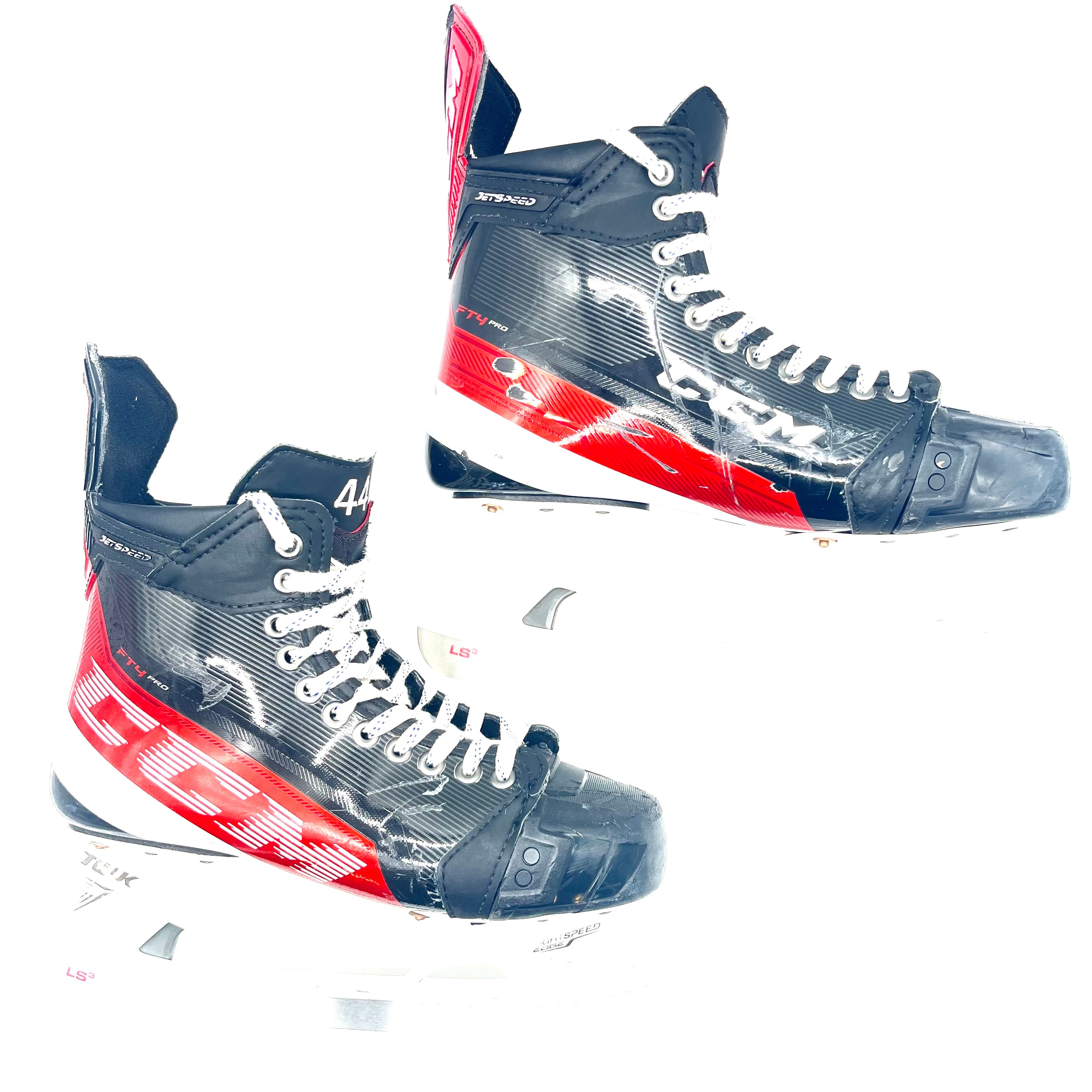CCM Jetspeed FT4 Pro – Patins de hockey d'occasion NHL Pro Stock – Miles Wood